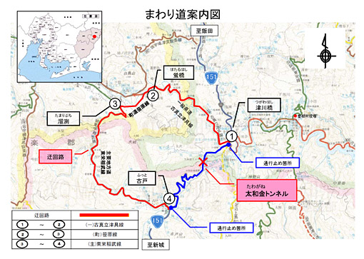 �܂�蓹�ē��}